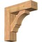 Ekena Millwork Balboa Block Smooth Bracket w/ Offset Brace, Western Red Cedar, 7 1/2"W x 26"D x 26"H BKT0806X26X26BOA05SWR - alternate 1